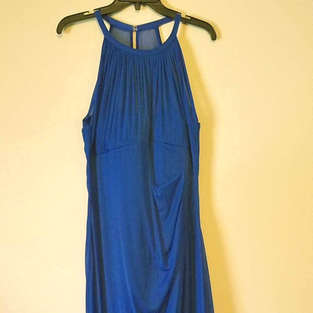 Davids Bridal Mesh Dress - Horizon Color